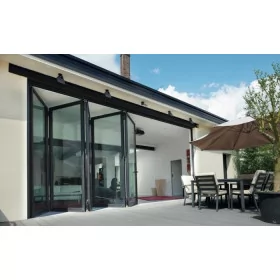 Porte-accordéon aluminium 5 vantaux