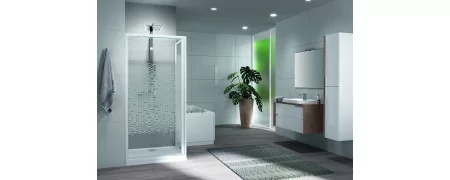 Paroi de douche aluminium Paroi de douche aluminium