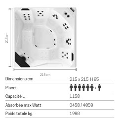 spa vita XXL descriptif - www.fenetres-pas-cher.com